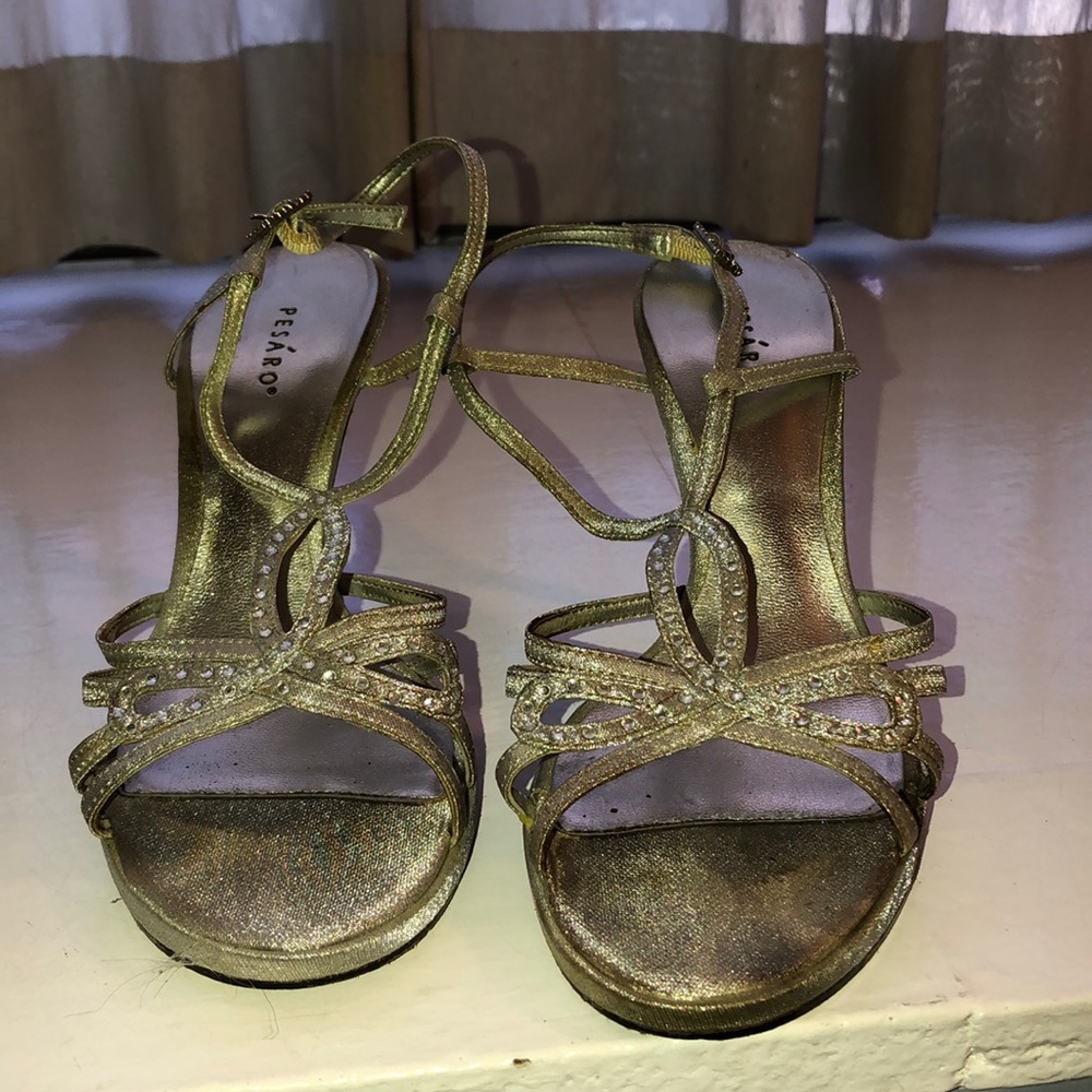 Pesaro silver dressy sandals